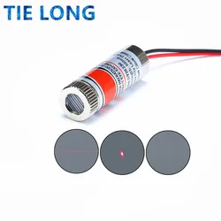 High Quality Red Line Laser Module 5mW 650nm Focus Adjustable Laser Head 5V Industrial Grade P0.05