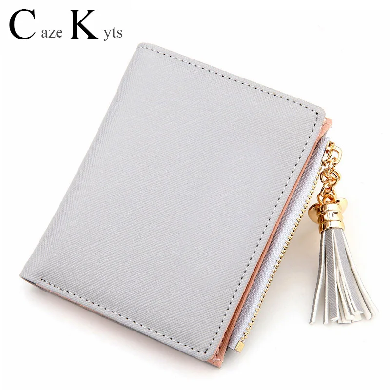 

Genuine leather ladies luxury fashion short cute small wallets trendy multi-card position multi-functional small designer purse