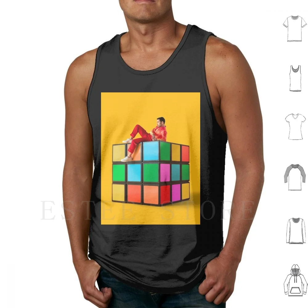 Blueberry Eyes Tank Tops Vest Sleeveless 2014 Forest Hills Drive J Cole Blond Flower Boy Rapper Megan The Stallion Lil