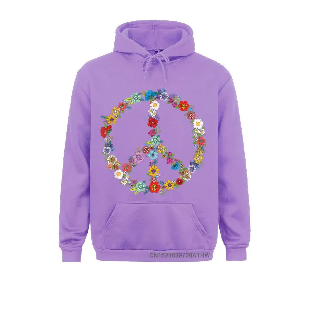 Love And Peace Flower Hippie Lover Beautiful Cute Funny Gift Street Mens Hoodies Hoods New Coming Men Sweatshirts