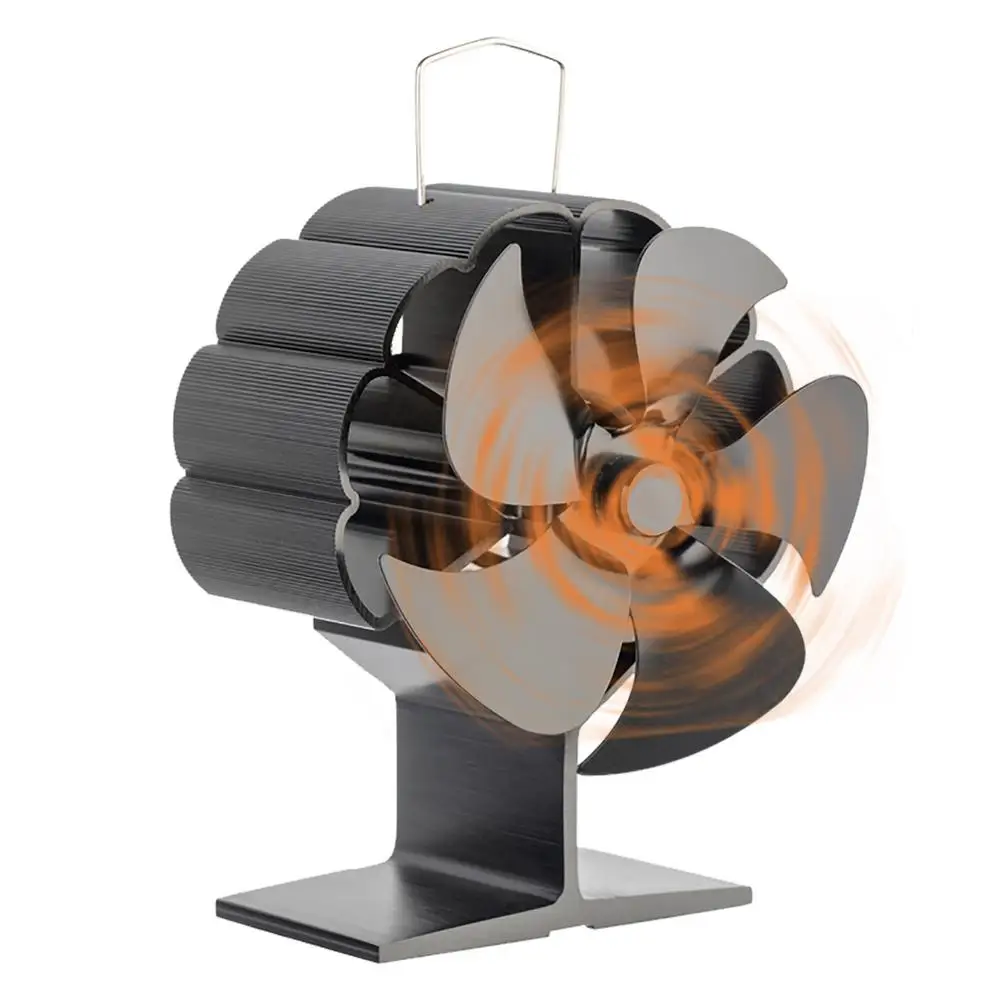 Fireplace Fan Home Efficient Heat Distribution Stove Fans Quiet Chimney Fan Without Electricity Heating Tool For Indoor Outdoor