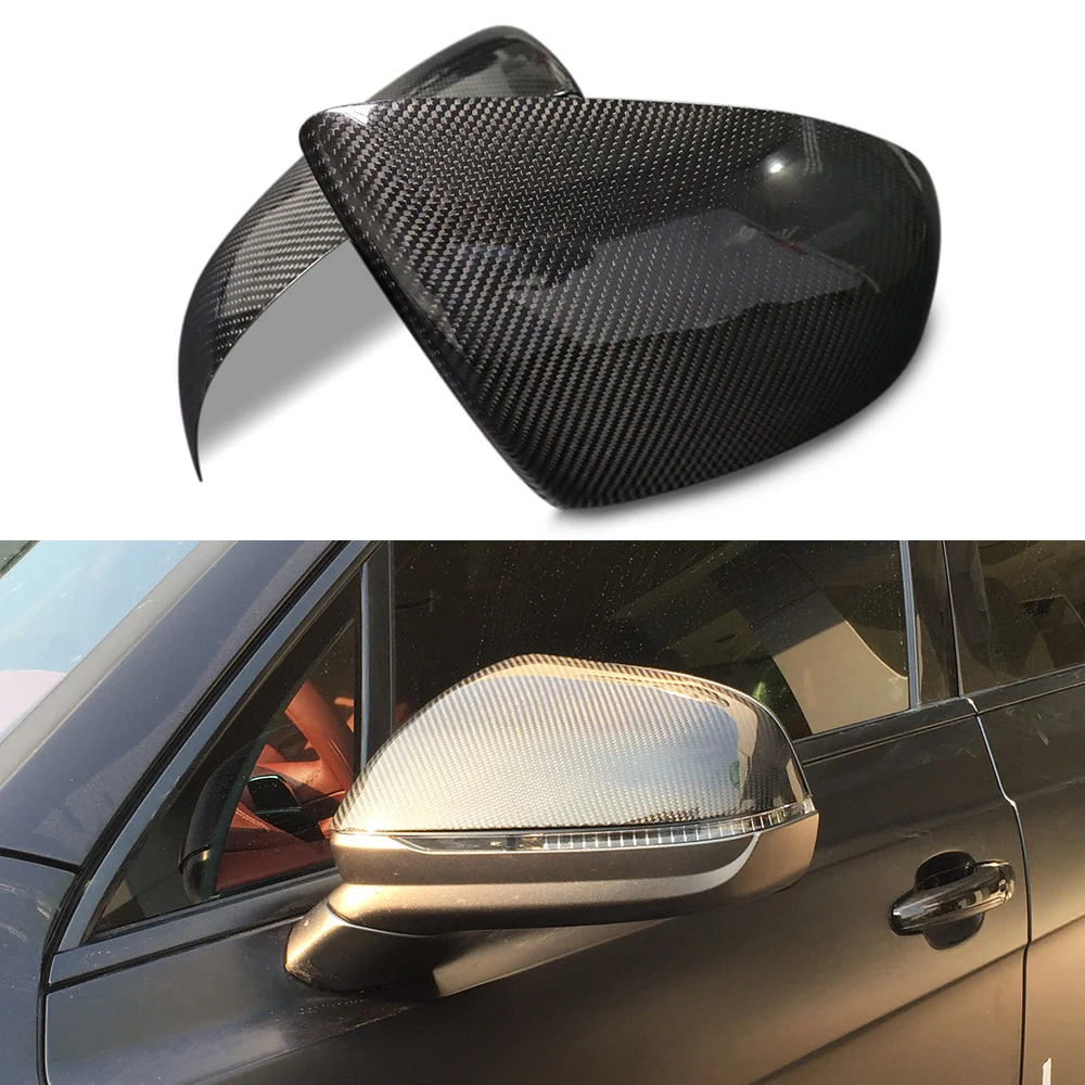 M Style Twill  Carbon Fiber Mirror Cover For 2015-2018 Bentley Bentayga Mulliner Carbon Package Mirror Frame Cover Forged