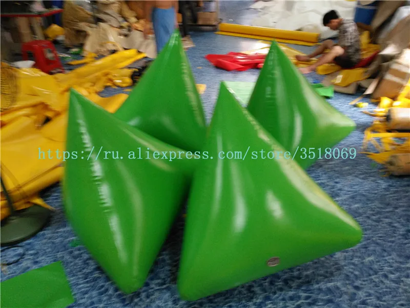 Sale of water sports inflatable buoys, water advertising buoys, water sports competition logo inflatable triangle buoys