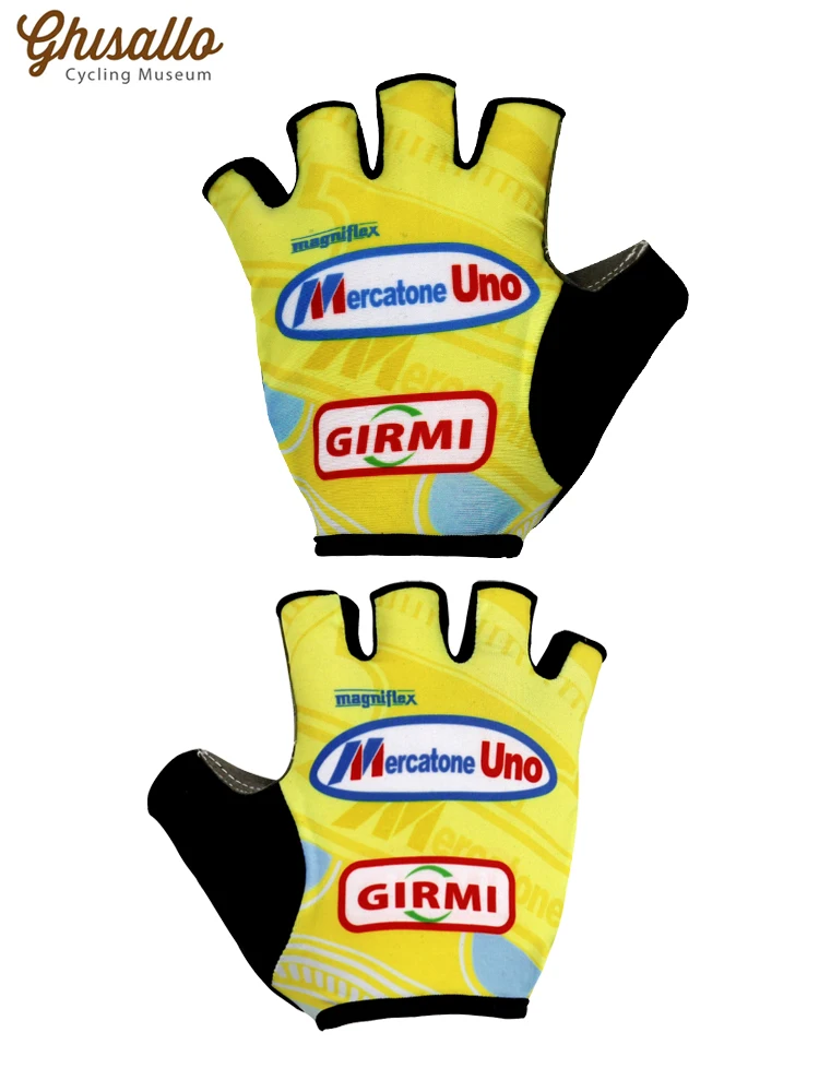 AliExpress Ghisallo Retro Shockproof Gel Pad Cycling Gloves for Men and Women, Half Finger Sport Gloves, Bicycle Gym Fitness Gloves, MTB Bike Gloves