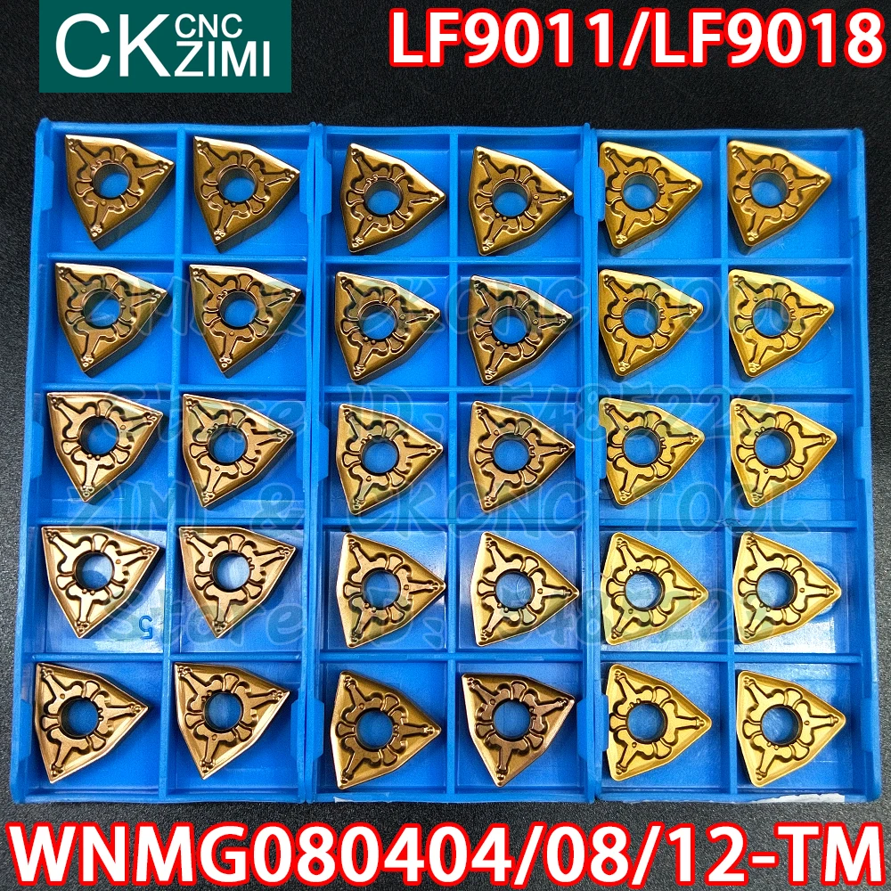 WNMG080404-TM WNMG080408-TM WNMG080412-TM LF9011 LF9018 Karbida Sisipan Eksternal Turning Alat CNC Logam Mesin Bubut Alat WNMG untuk Baja