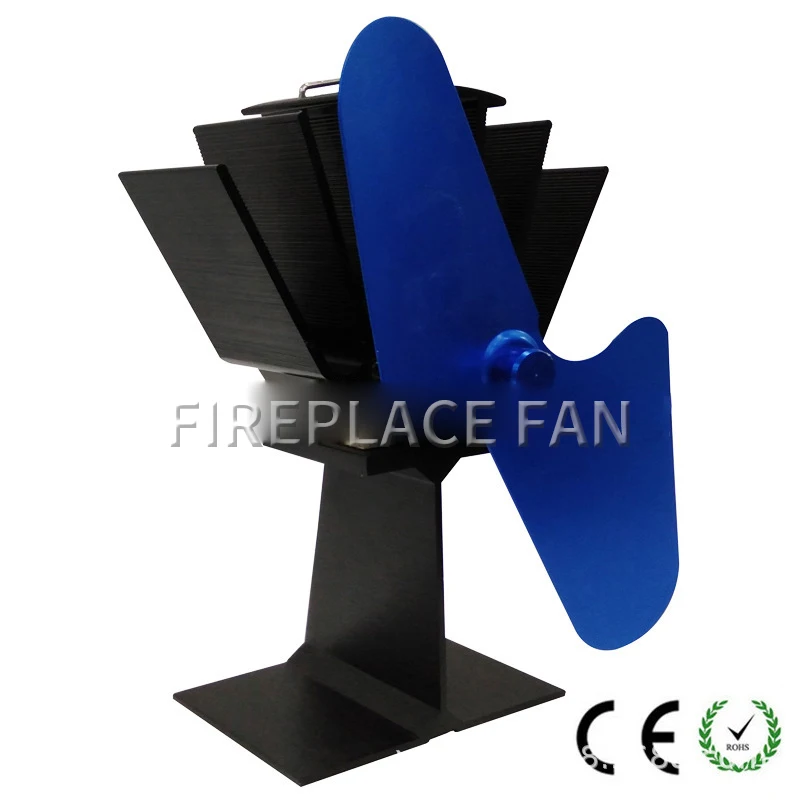 YL501 Kipas Rumah Tangga Tanpa Listrik Kipas Kebisingan Rendah Kipas Perapian Daya Panas Kipas Energi Panas Suhu Tinggi Badan Alumina