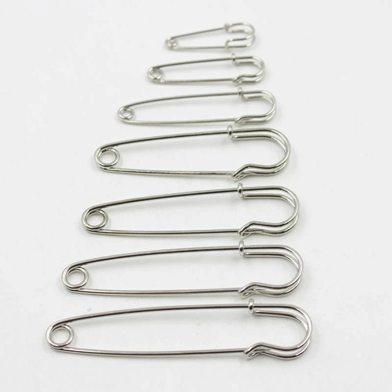 10-25PCS 30/38/50/60/65/70/75mm Safety Pins DIY Sewing Tools Needles Large Safety Pin Brooch Apparel Accessories