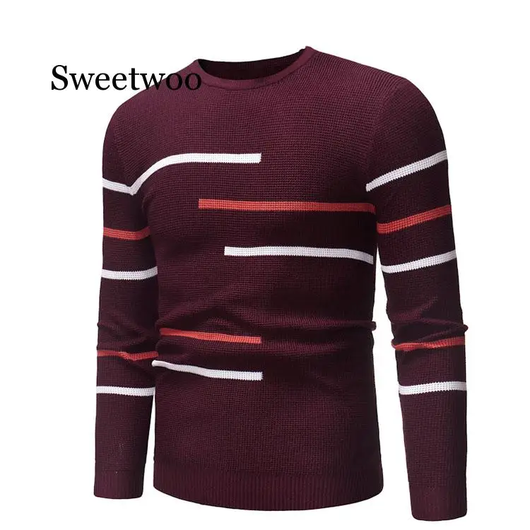 2020 neue Herbst Winter Herren-Pullover Herrenrollkragen Einfarbig Casual Pullover männer Slim Fit Gestrickte Pullover