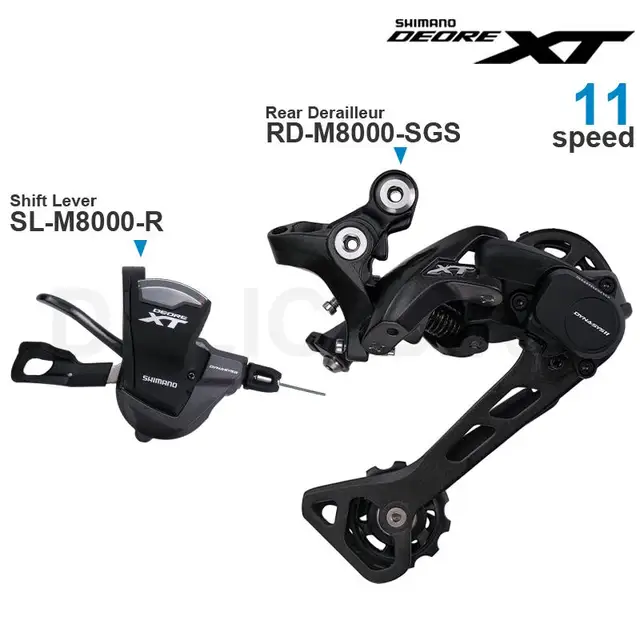 SHIMANO DEORE XT M8000 11v 11 prędkości Groupset SL-M8000-R Shifter RD-M8000-GS RD-M8000-SGS przerzutka tylna oryginalne części