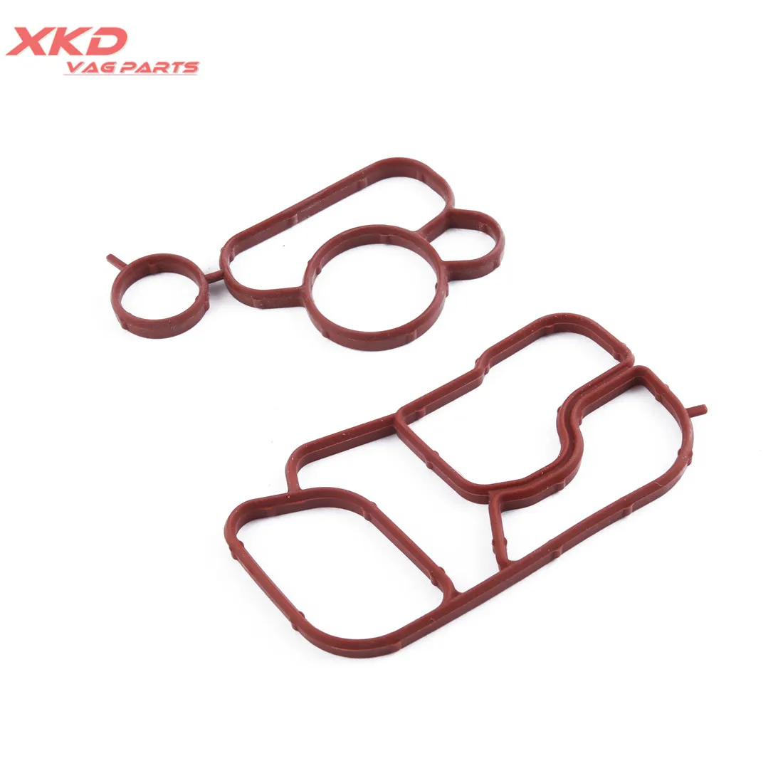 EA888 2pcs Oil Cooler Gasket Seal Fit For VW CC Golf Jetta Passat Audi A3 A4 06J117070C  06J 117 070A CCTA CBFA CAEB CDNC