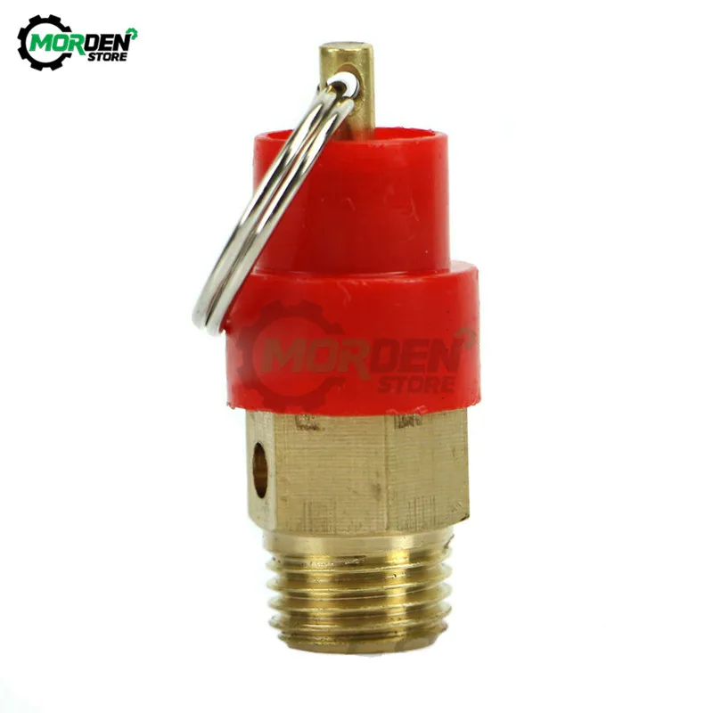 1/4\'\' BSP 1/3/4/5/6/7/8/10KG Air Compressor Safety Relief Valve Pressure Release Regulator 9mm Diameter For Pressure Piping