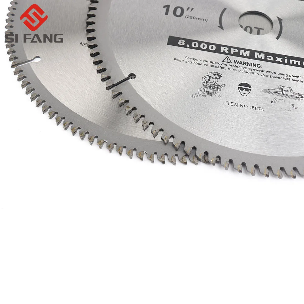 10Inch Circular Saw Blade 120 Teeth Woodworking Cutting Disc Carbide Wood Saw Blade For Rotary Tools Metal Cutter Power Tool