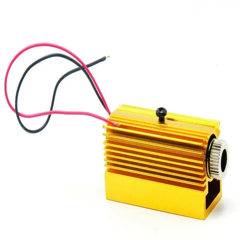 Focusable 200mw 808nm Infrared IR Laser Diode Module DC5V Dot Unit With Heatsink