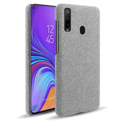 Slim retro fabric case for Samsung Galaxy A9 Pro 2019 g887n, hard cover for Samsung Galaxy A8s g8870 a9pro