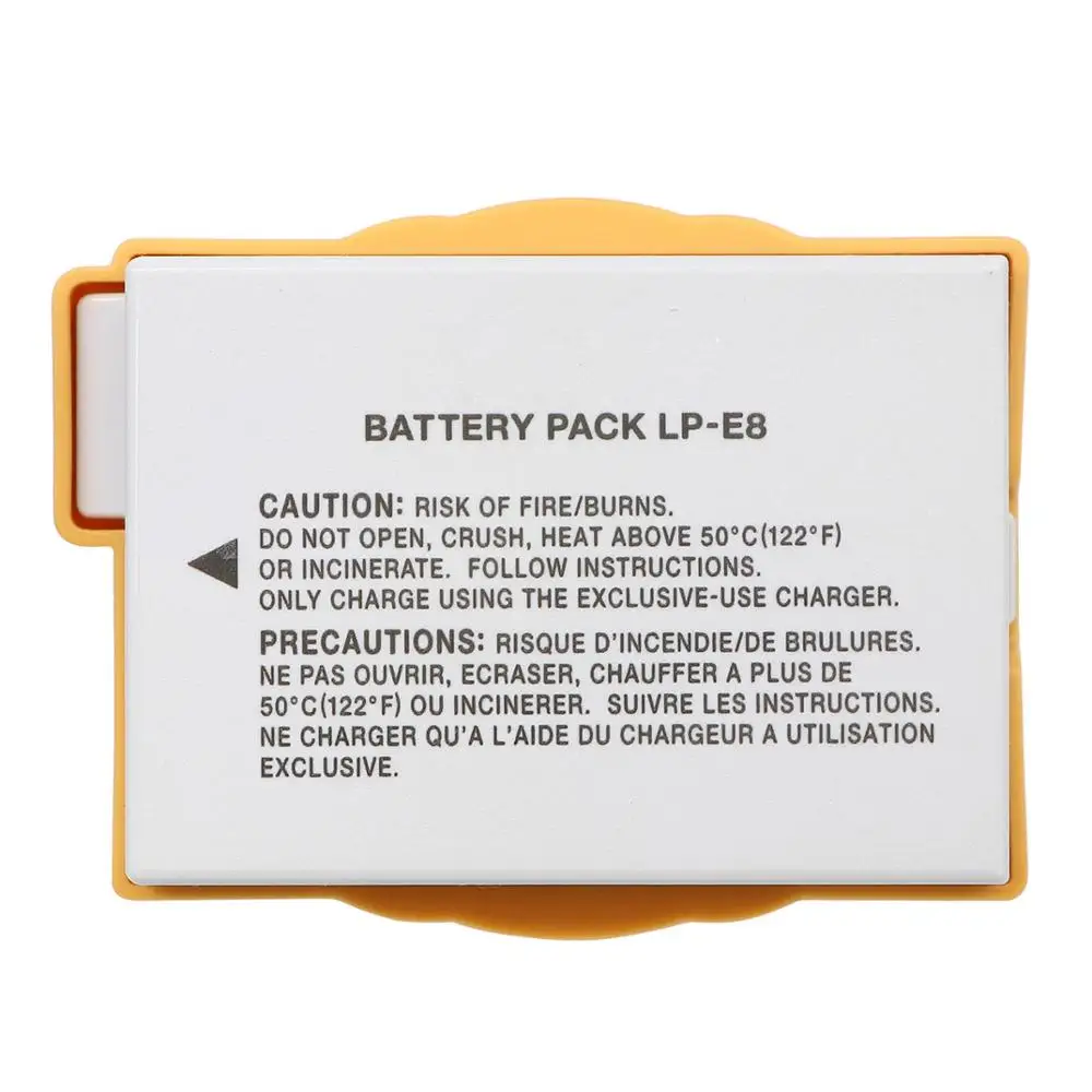 20pcs Original 1120mah LP-E8 LPE8 Camera Battery for Canon EOS 600D 650D 700D Kiss X4 X5 X6i X7i Rebel T2i T3i T4i T5i Batterie