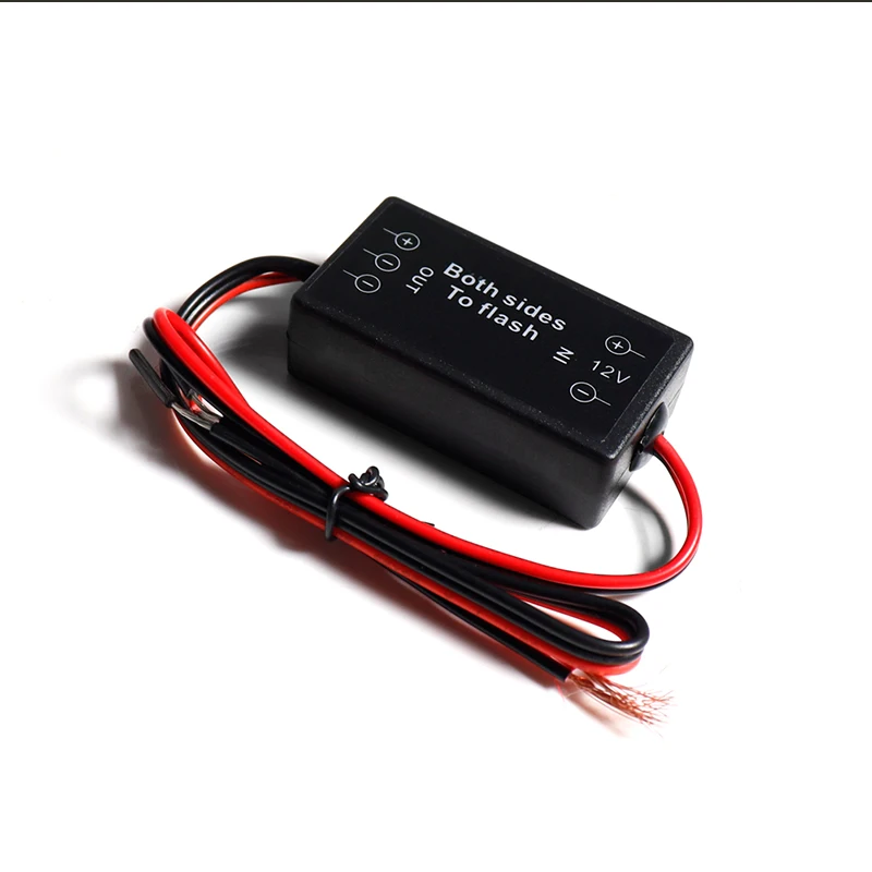 Gtinthebox 1PC 12V Both side To flash Alternating Flashing Strobe Flash Module Box For Car Fog lights, LED DRL, LED Strips, etc