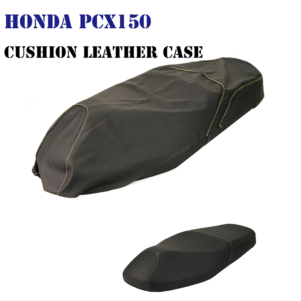 Motocicleta Seat Cushion Couro Capa, Universal Scooter Case, Protetor de Assento, Honda PCX 150