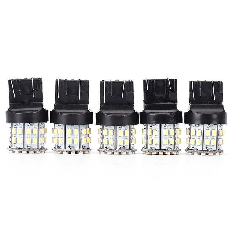 1Pc Super Bright T20 7443 W21/5W 1206 50SMD Car Tail Turn Braket Parking LED Lamp Автомобильные Товары