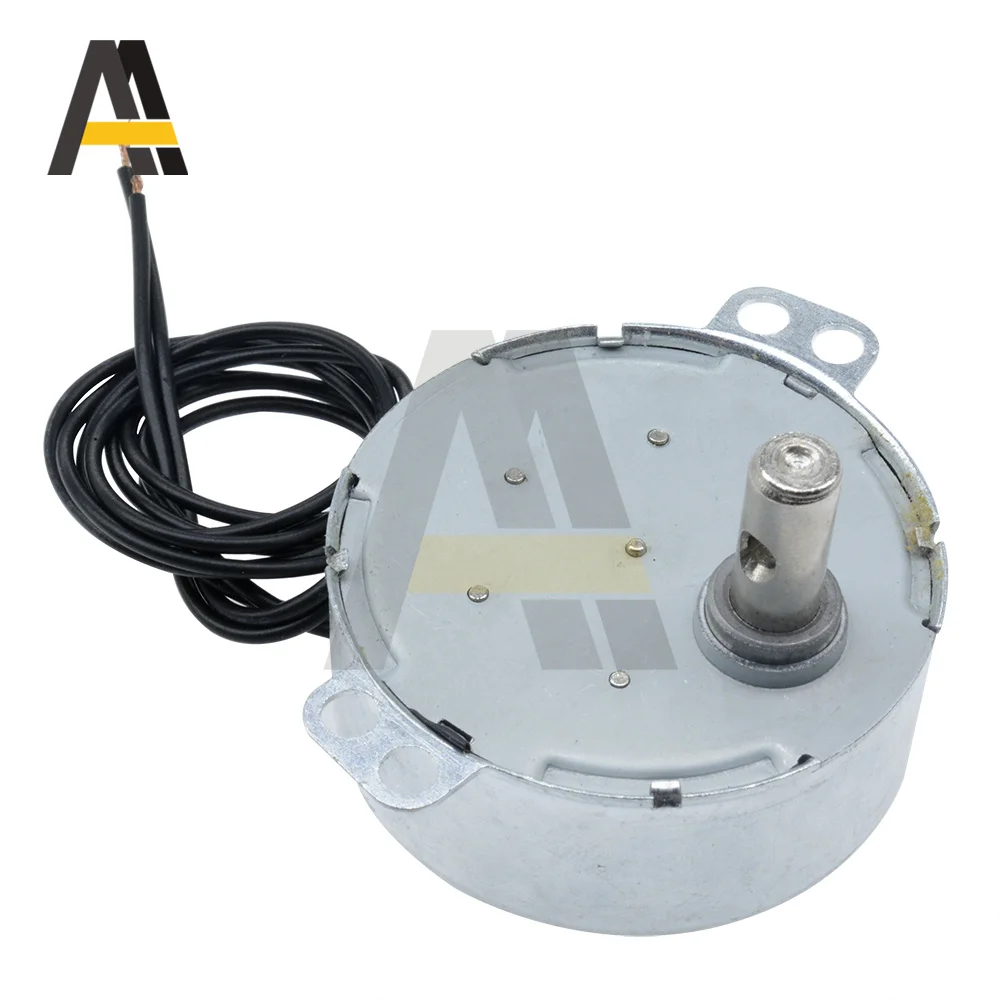 1pcs TYC-50 Synchronous Motor AC 220V-240V 5-6 r/min 50/60Hz CW/CCW 4W 10mm Length Shaft Robust Torque