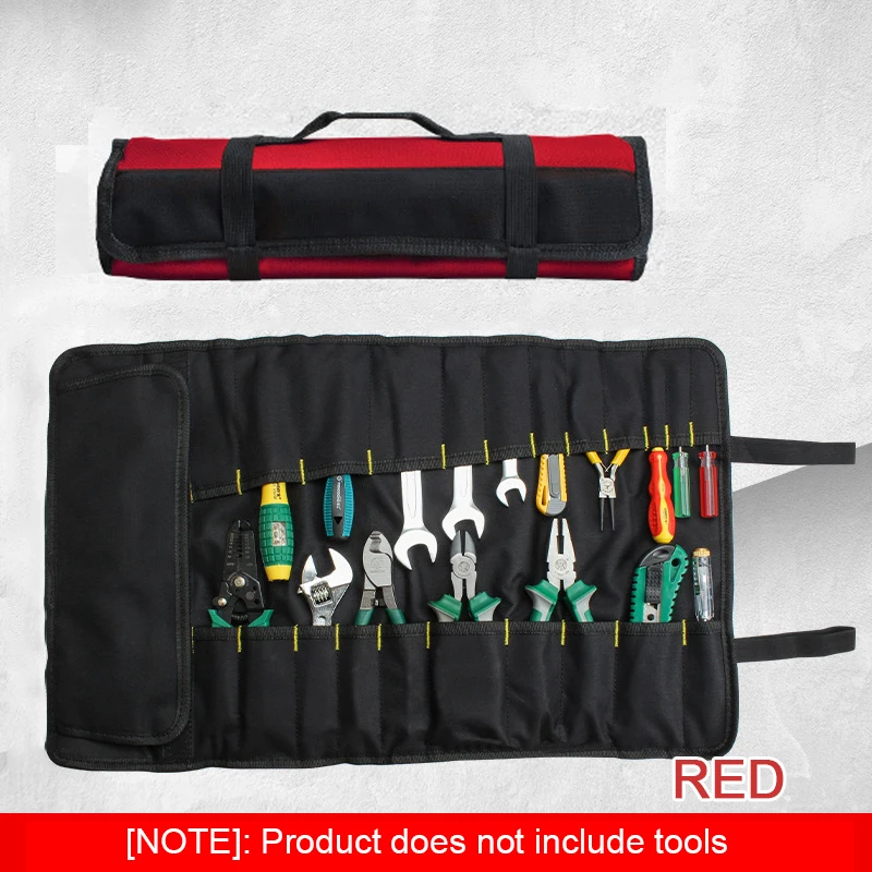 BOASE Reel Rolling Car Tool Bag Pouch Professional Electricians Organizer Multi-purpose Car Repair Kit Bags