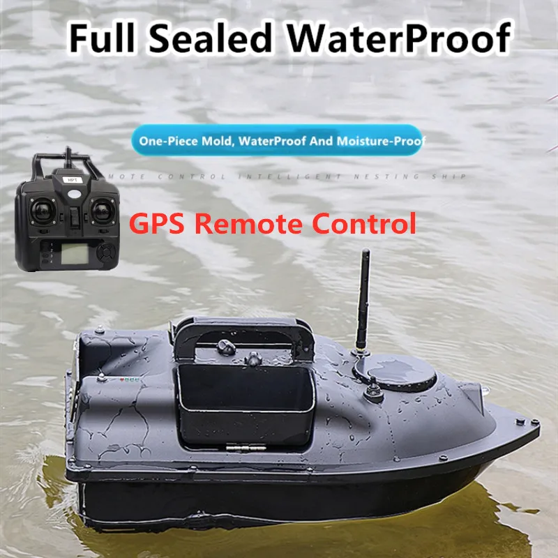 16 Point GPS RC Fishing Bait Boat GPS Position Auto Cruise Fixed Speed 16 GPS Nesting Bait Boat With Fish Finder GPS Bait Boat