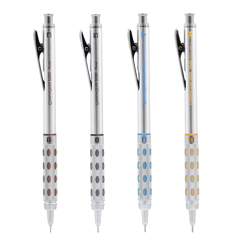 Pentel GRAPHGEAR 1000 Mechanical Drafting Pencil PG1013/15/17/19(0.3/0.5/0.7/0.9mm) Office Supply