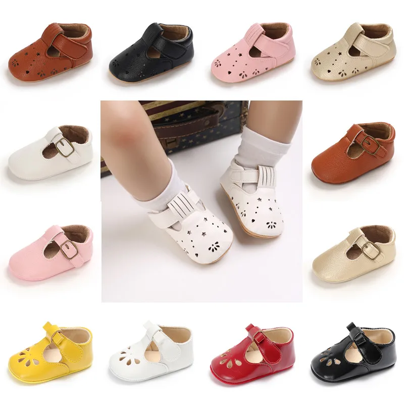 

Sweet New Baby Girls First Step Shoes Baby Moccasins Soft Bottom Rubber Non-slip Toddler First Walkers Baby Booties Girls Shoes