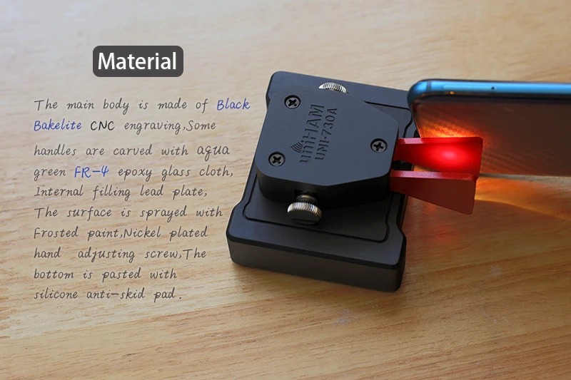 UNI-730A le corps principal automatiquement mini sur la clé de Keyer de code Morse de CW pour la radio de jambon