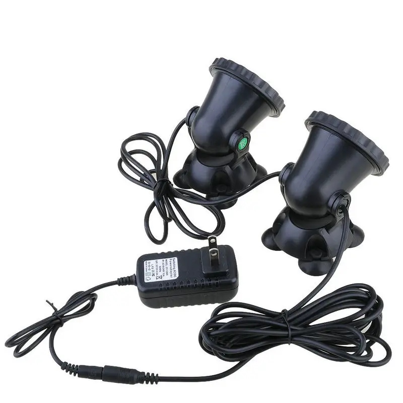 2 lichter/Set Aquarium Wasserdicht Spot Licht unterwasser scheinwerfer Tauch Garten teich aquarium Brunnen Frühling Beleuchtung 36LED