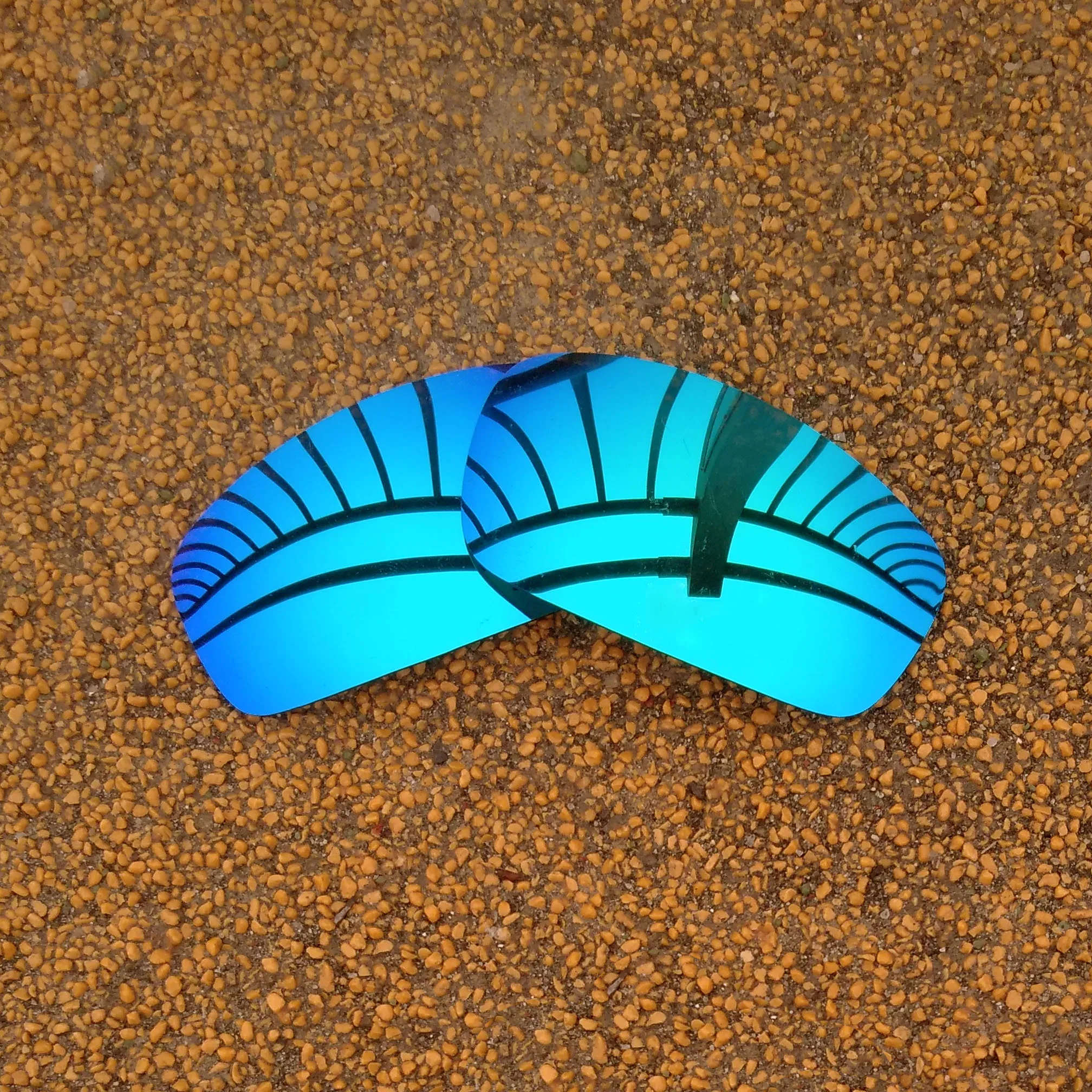 

Ice Blue Mirrored Polarized Replacement Lenses for Monster Pup Sunglasses Frame 100% UVA & UVB