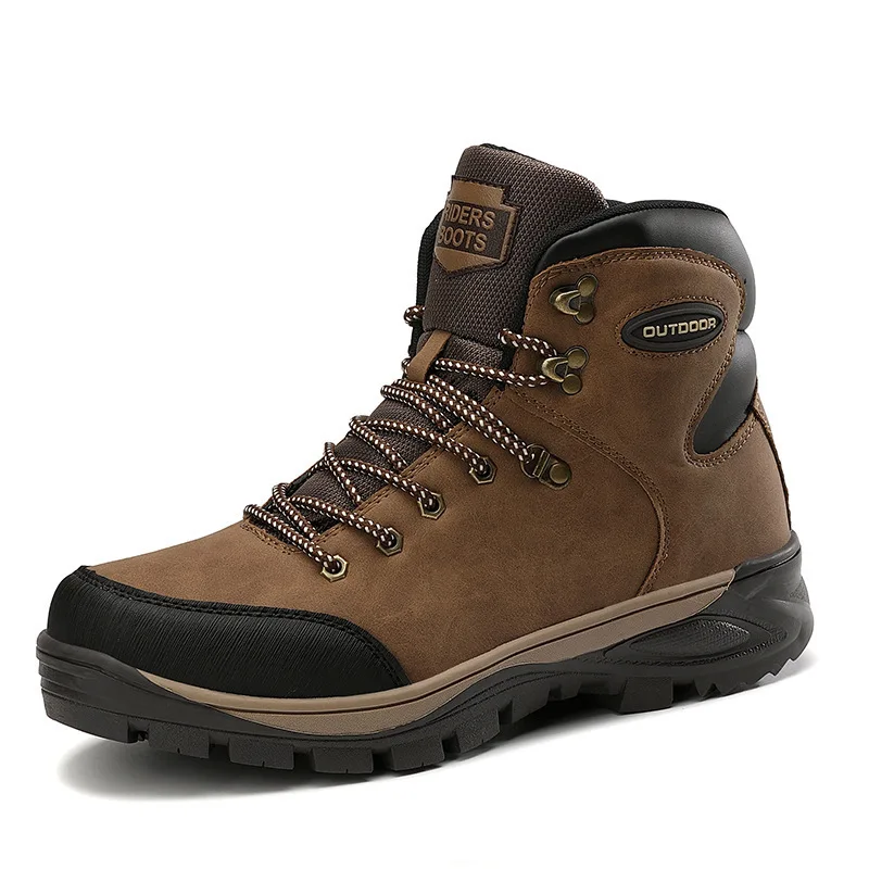 

Winter Waterproof Men Boots Plush Super Warm Snow Boots For Men Sneakers Big Size 48 Men Ankle Boots Outdoor Shoes Botas Hombre