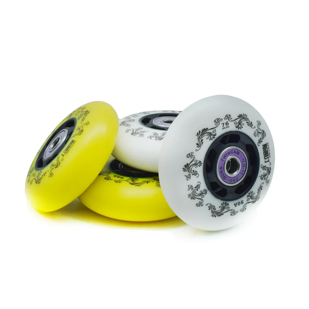 8Pcs 90A 72Mm 76Mm 80Mm Roller Sepatu Roda Inline Slide Roda Aspal Ruedas Roller Skating Ban rodas SEBA ILQ11 Cepat Ship608