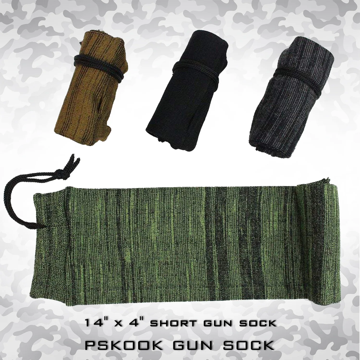 

GUN SOCK Gun Protection Sleeve Knit Cover Hunting Gun Silicone Oil Treatment Dust Cover 15 Inches Multifunction Storage