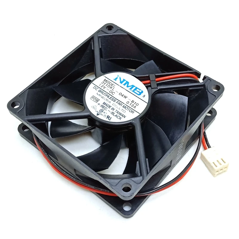 

8025 80mm Case Fan 3110KL-04W-B10 80X80X25mm DC 12V two wire Mute Double Ball Cooling Fans