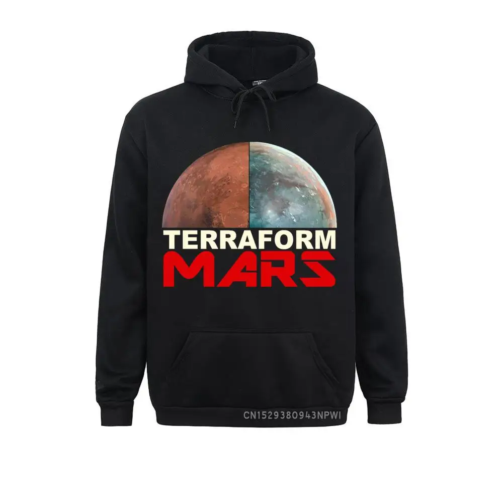 Costume Clothes Terraform Mars Hoodie For Men Falcon Heavy Mars Colony Space Travel Sportswear Coats Hooded Sweatshirt