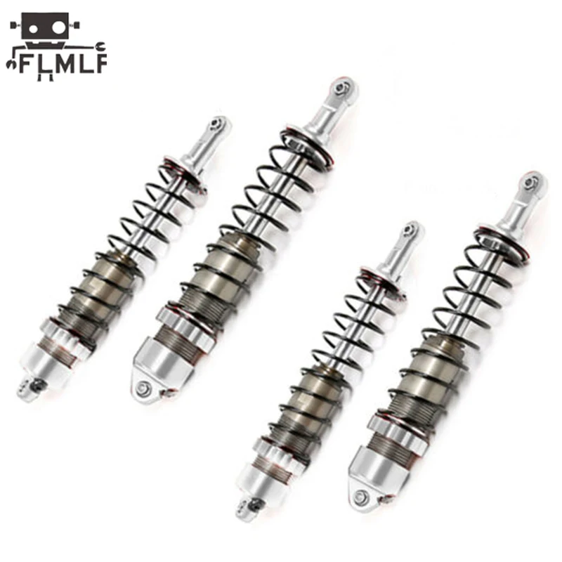 CNC Metal High Strength 10MM Front and Rear Shock Absorber Set Fit for 1/5 HPI ROVAN ROFUN KM GTB TS BAJA 5B