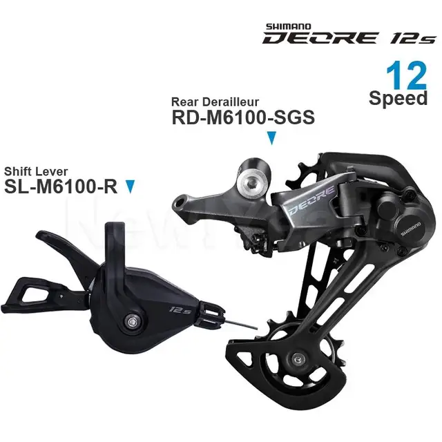 SHIMANO DEORE M6100 12-biegowa grupa Shifter SL-M6100-R SL-M6100-IR Przerzutka tylna RD-M6100-SGS Oryginalne części