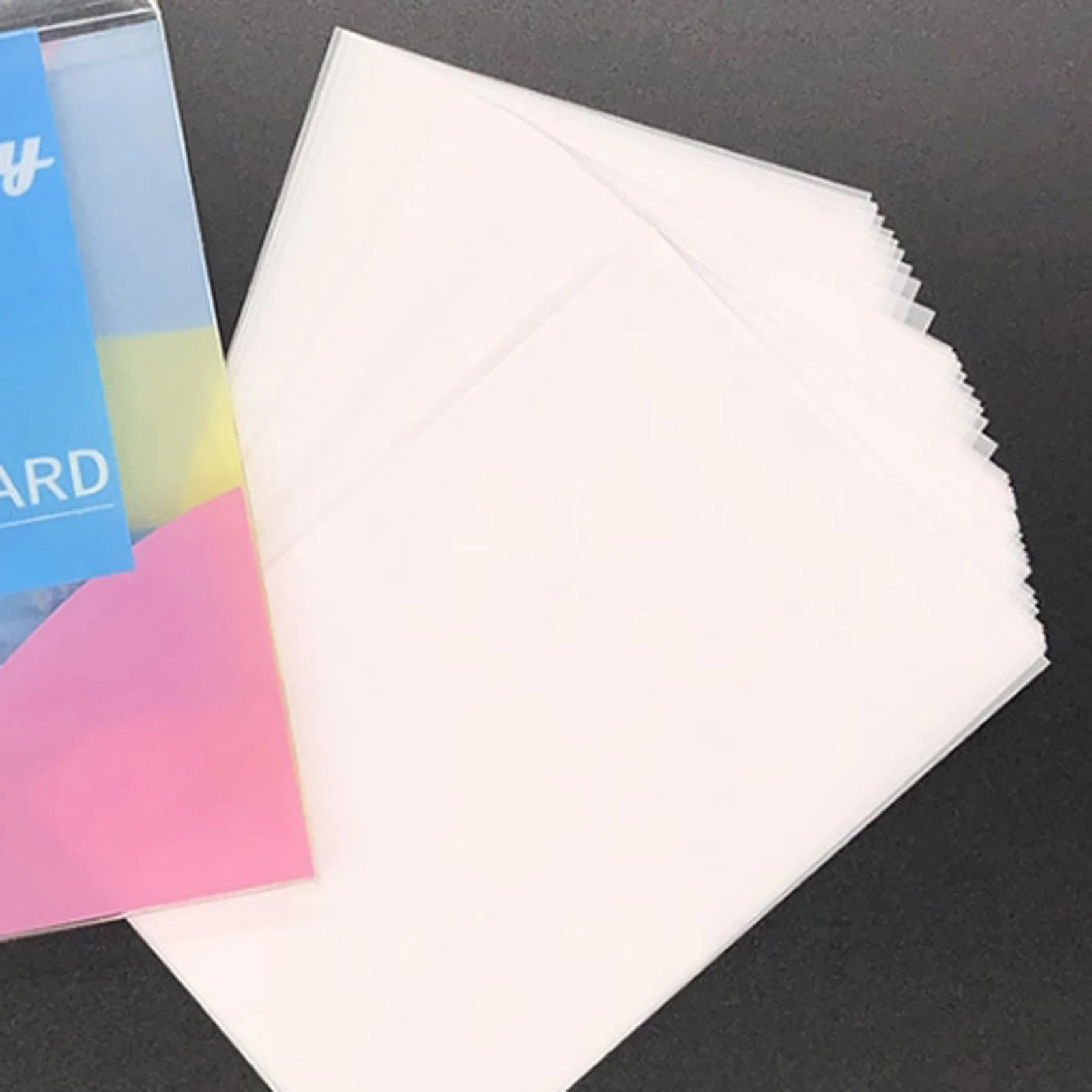 15*10cm BACK POST CARD Paper white Tracing paper colorful Sulfuric Acid Paper