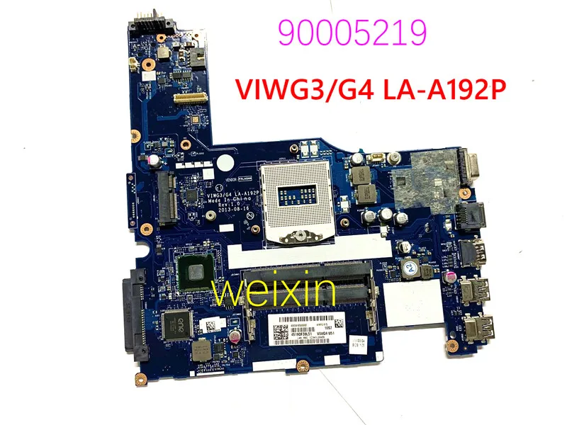 

90005219 VIWG4 LA-A192P mainboard For Lenovo G510S Laptop Motherboard 100% Working Free Shipping