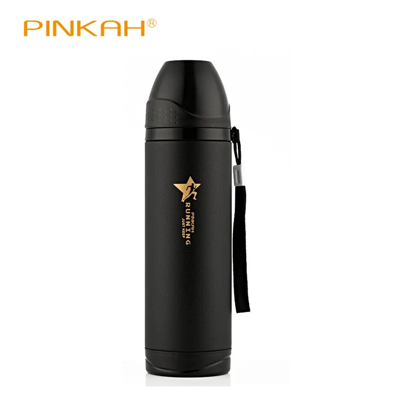 Pinkah 500ml Coffee Mug 304 Stainless Steel Thermos Cup Leak-proof Water Bottle Outdoor Sport Portable With Lid Drinking Tea Cup