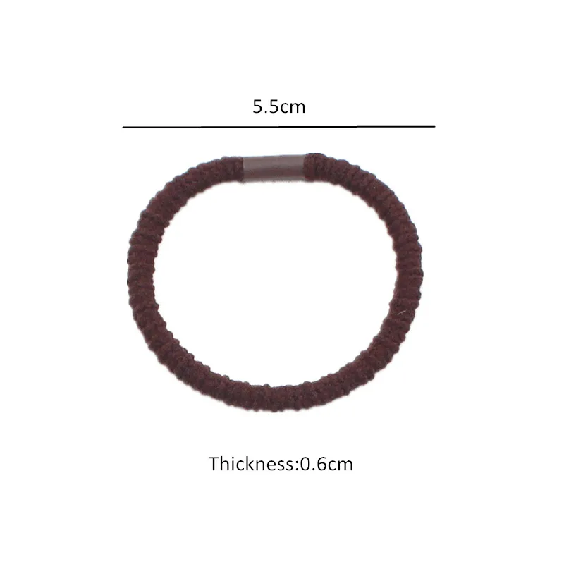 Fascette Per Capelli, 200 Pezzi, Per Coda Di Cavallo, Colorate E Sottili Fasce Per Capelli Per Ragazze E Donne (2,5 X 0,2 Cm - Foto 3