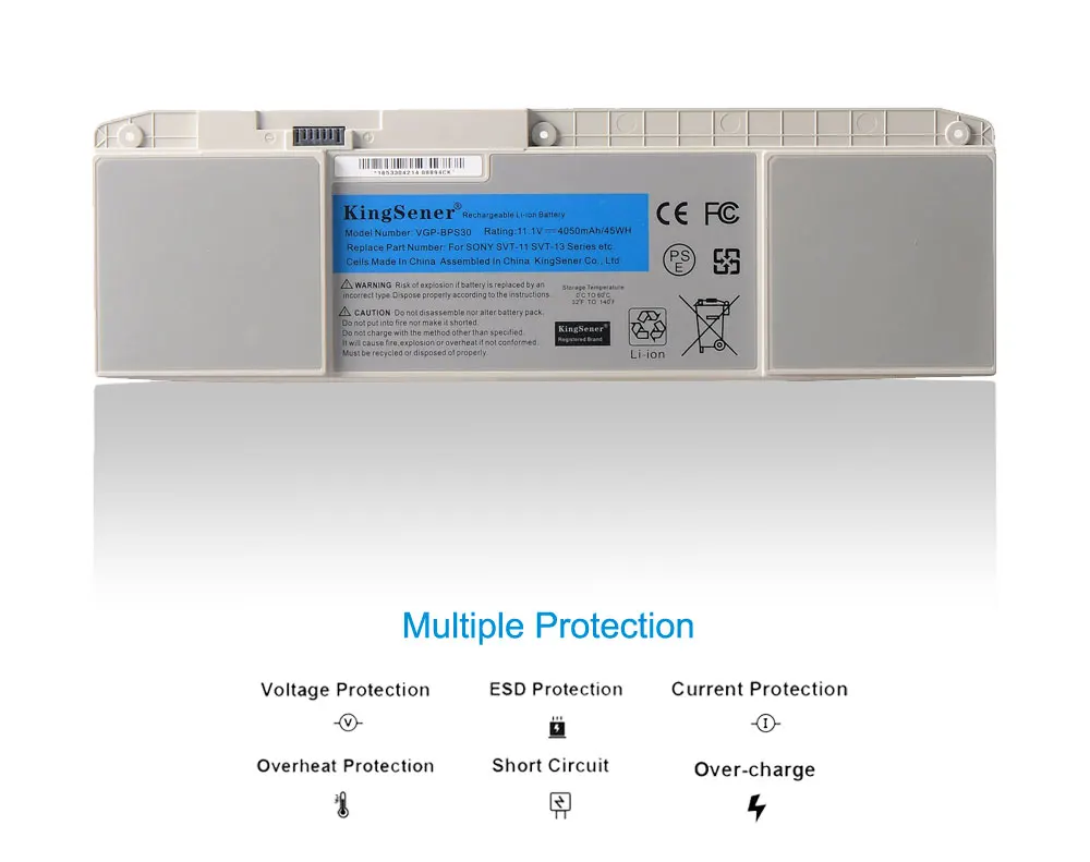 KingSener VGP-BPS30 Battery For SONY VAIO SVT11 SVT13 SVT131A11T SVT131A11W SVT111A11W SVT131B11T SVT-13 SVT-11 SVT1313L1RS 45WH