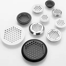 10pcs Stainless steel round ventilation cover Air Vent Louver Mesh Hole for Wardrobe shoe cabinet furniture accessories