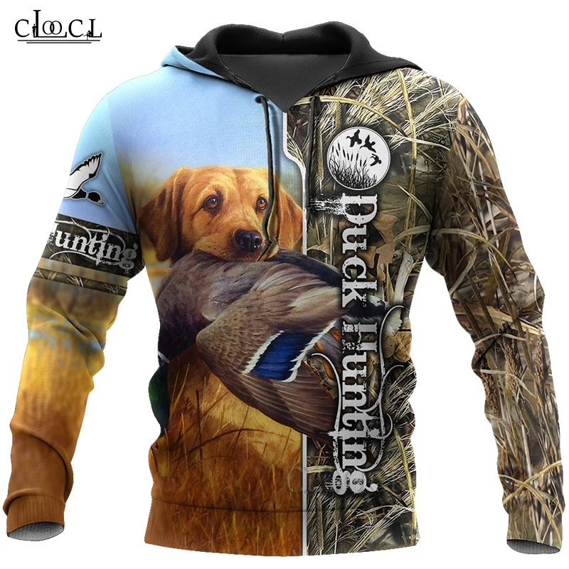 

HX Fashion Men Women Casual Streetwear Popular Animal Dog Hunting Hoodies 3D Printed Hooded Pullover Autumn Tops Drop Shipping