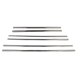 Under window trim strips plating bright strips 6 pieces Applicable for Toyota LAND CRUISER LC100 FJ100 HDJ100 1998-2007
