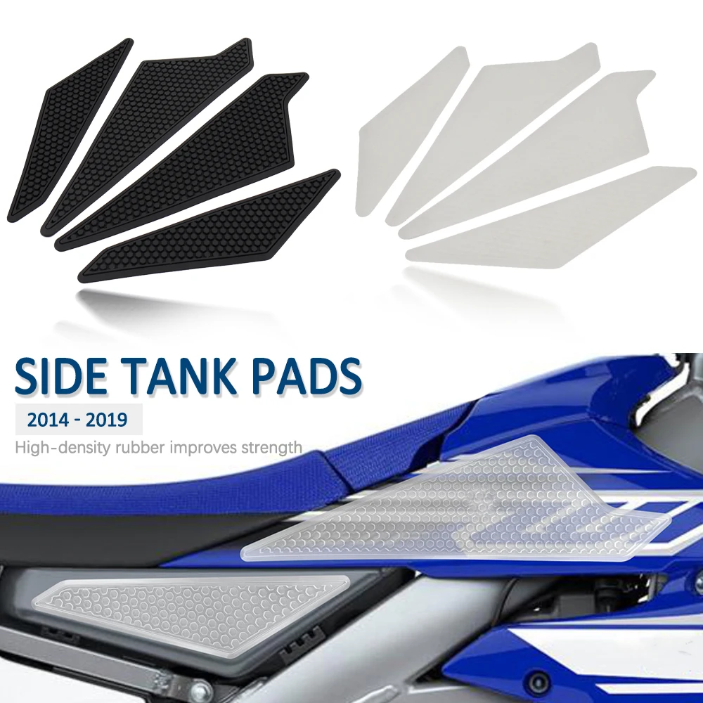 New Side Fuel Tank Pad For Yamaha YZ250F YZ250FX YZ450F YZ450FX WR250F WR450F 2014-2019 Motorcycle Non-slip Stickers Kit