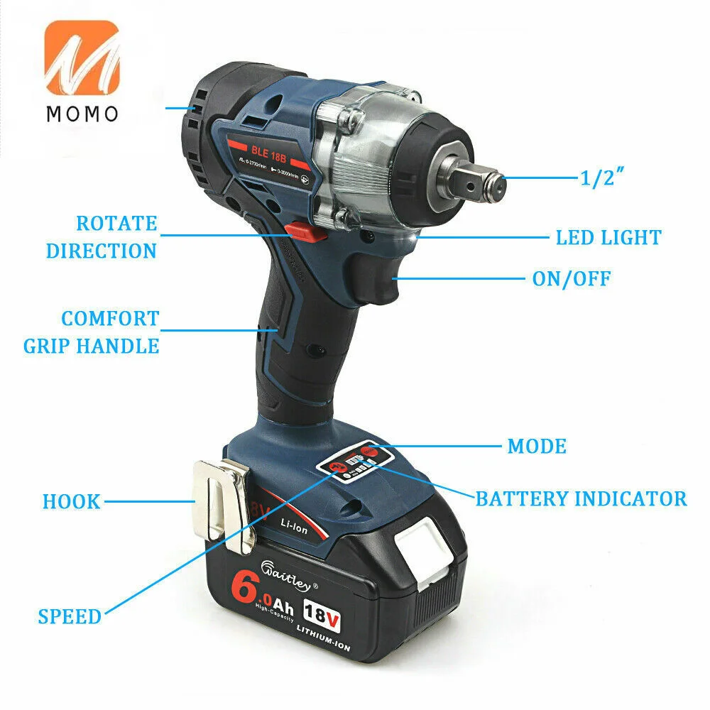 Replacement Tool For Makitas DTW285Z 18V LXT Brushless 1/2 in Impact Wrench