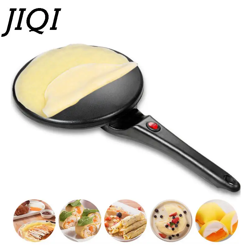 110V 220V Household Non-stick Pancake Machine Electric Crepe Baking Pan Instant Heating Spring roll Pastry Frying Grilling Plate