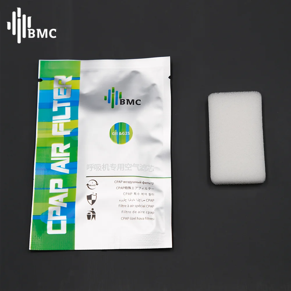 BMC Air Filter Sponge For GII G2S CPAP/AutoCPAP/BiPAP Machine E-20C High Quality Respiratory Cleaning Independent Packaging