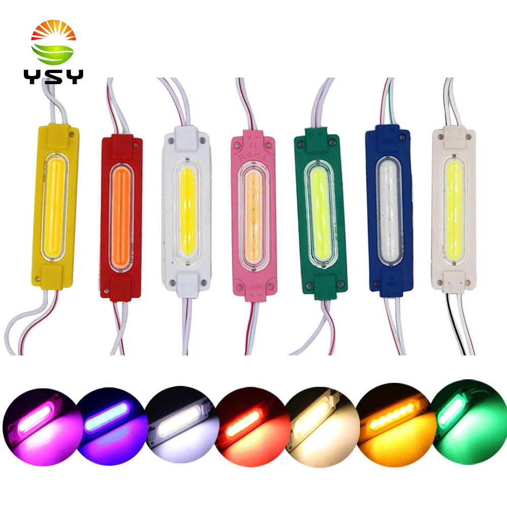 

1Pcs 12V LED Module 6 LEDs Super Bright String Light with Lens White Color IP65 Waterproof SMD Advertisement Design LED Module